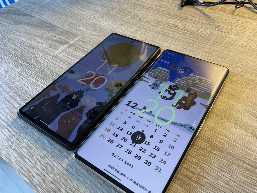 Google Pixel6 Google Pixel7 Pro 比較