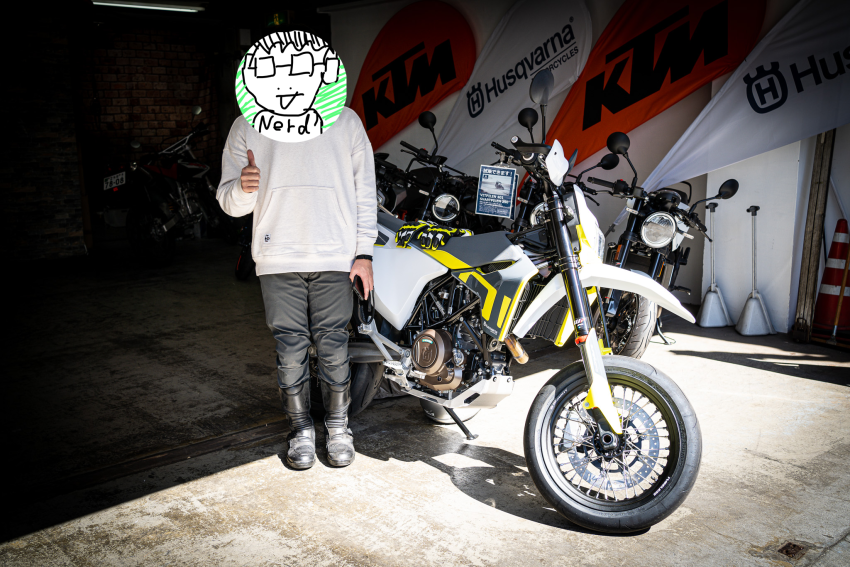 KTM府中／ハスクバーナ府中／ビーフリー府中店
Husqvarna 701 Supermoto
納車